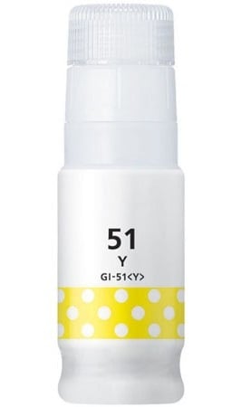 Compatible Canon GI-51Y Yellow Ink Bottle 